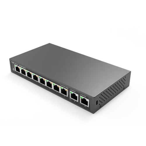 Ruijie RG-ES110D-P 10-Port Desktop Unmanaged PoE Switch — image 2 of 3