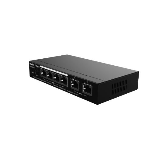 Ruijie RG-ES206GC-P 6 Port Gigabit Managed POE Smart Switch (4 POE Port) — image 2 of 3
