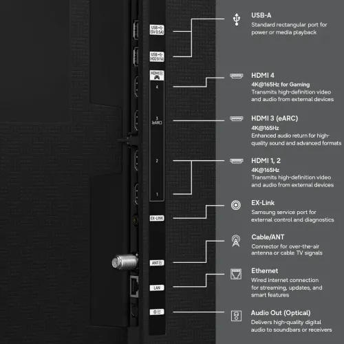 Samsung 85R95H 85" 4K Class Micro RGB Vision AI Smart TV — image 4 of 6