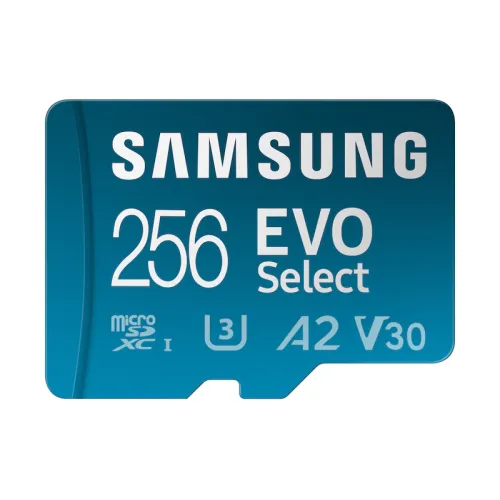 Samsung EVO Select 256GB microSDXC Memory Card with Adapter — image 3 of 3