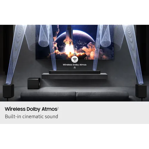 Samsung HW-Q990F Q-Series 11.1.4 ch Soundbar with Subwoofer & Rear Speaker — image 3 of 3
