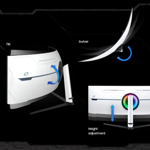 Samsung Odyssey Neo G9 LS57CG950NWXXL 57" 240Hz 1ms Dual 4K UHD Curved Gaming Monitor — image 7 of 7
