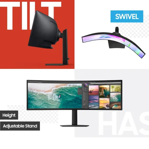 Samsung ViewFinity S9 S95UC 49" 120Hz Dual 2K QHD Curved Gaming Monitor — image 7 of 7