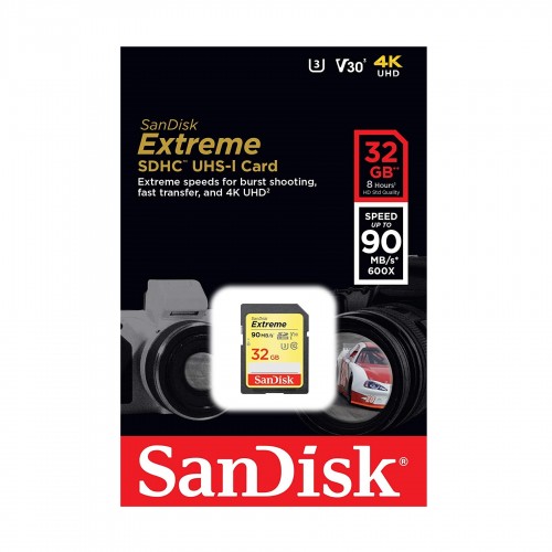 SanDisk Extreme 32GB 100mbps SDHC UHS-I Memory Card — image 4 of 4