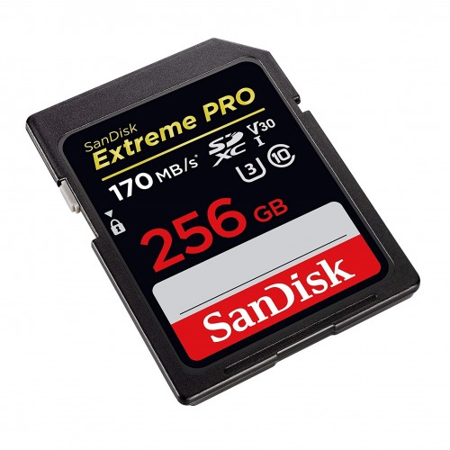 SanDisk Extreme PRO 256GB 170mbps SDXC UHS-I Memory Card (SDSDXXY-256G-GN4IN) — image 2 of 4