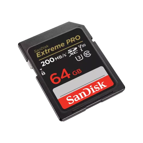 SanDisk Extreme PRO 64GB 200mbps SDXC UHS-I Memory Card ( SDSDXXU-064G-GN4IN ) — image 2 of 3