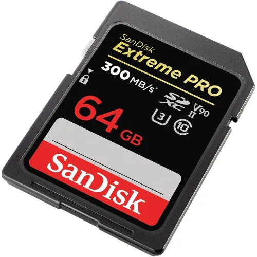 SanDisk Extreme PRO 64GB 300mbps SDXC UHS-II Memory Card (SDSDXDK-064G-GN4IN) — image 3 of 3