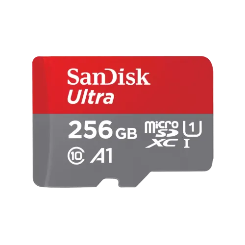 SanDisk Ultra 256GB MicroSDXC UHS-I Memory Card (SDSQUAC-256G-GN6MN)