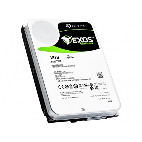 Seagate Exos X18 18TB 7200rpm SATA III 3.5" NAS HDD — image 2 of 3
