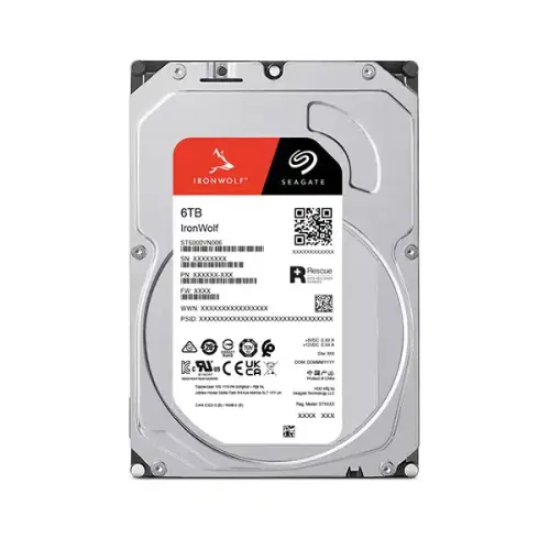 Seagate IronWolf 6TB 3.5 Inch SATA 5400RPM NAS HDD — image 2 of 2
