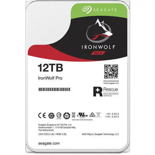 Seagate IronWolf Pro 12TB 3.5 Inch SATA 7200RPM NAS HDD — image 2 of 3