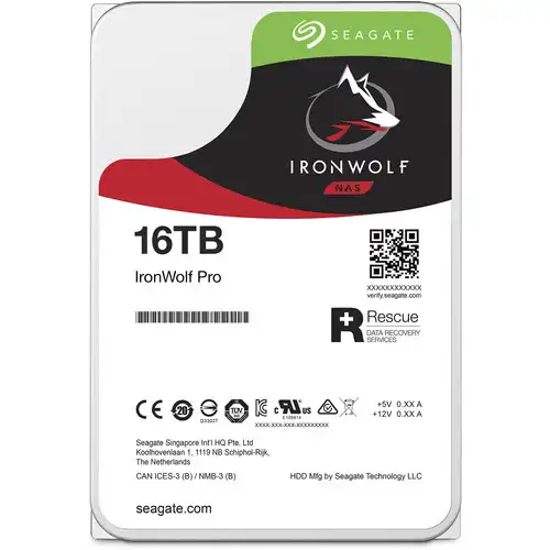 Seagate IronWolf Pro 16TB 3.5 Inch SATA 7200RPM NAS HDD — image 2 of 3