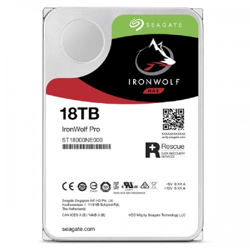 Seagate IronWolf Pro 18TB 3.5 Inch SATA 7200RPM NAS Hard Drive — image 2 of 2