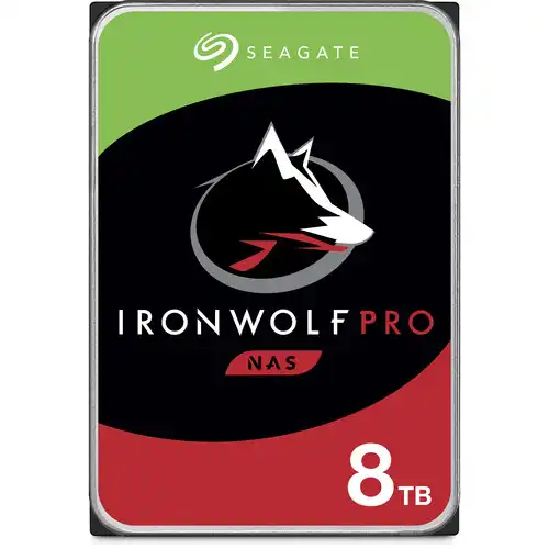 Seagate IronWolf Pro 8TB 3.5 Inch SATA 7200RPM NAS HDD (3 Years Warranty)