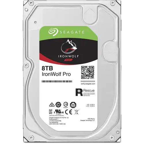 Seagate IronWolf Pro 8TB 3.5 Inch SATA 7200RPM NAS HDD (3 Years Warranty) — image 2 of 3