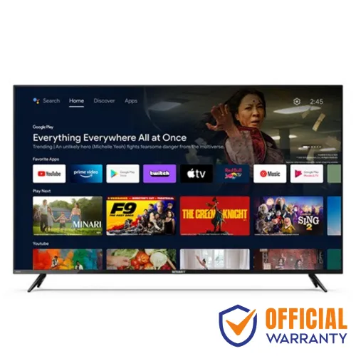 Smart SEL-55V24K 55" 4K Voice Control Android LED Smart TV
