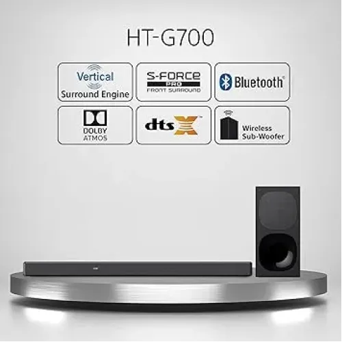 Sony HT-G700 3.1ch Soundbar with Wireless Subwoofer — image 2 of 5