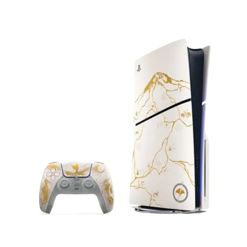 Sony PlayStation 5 Ghost of Yōtei Gold Limited Edition Gaming Console — image 2 of 6