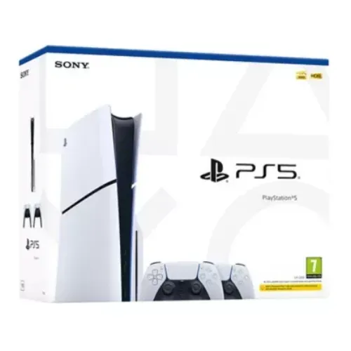 Sony PlayStation 5 Slim Console - Two DualSense Wireless Controllers Bundle — image 3 of 3