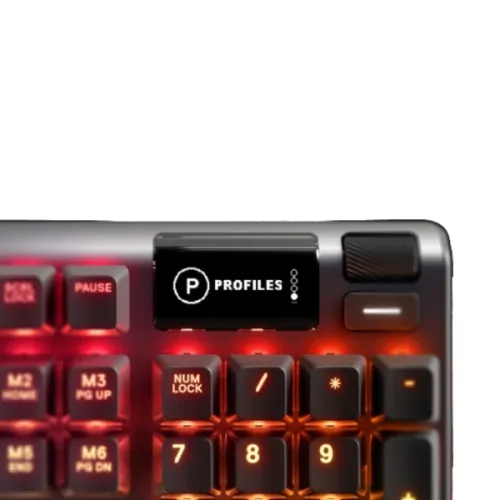 Steelseries Apex 7 RGB Blue Switch Mechanical Gaming Keyboard With Magnetic Wrist Rest — image 4 of 5