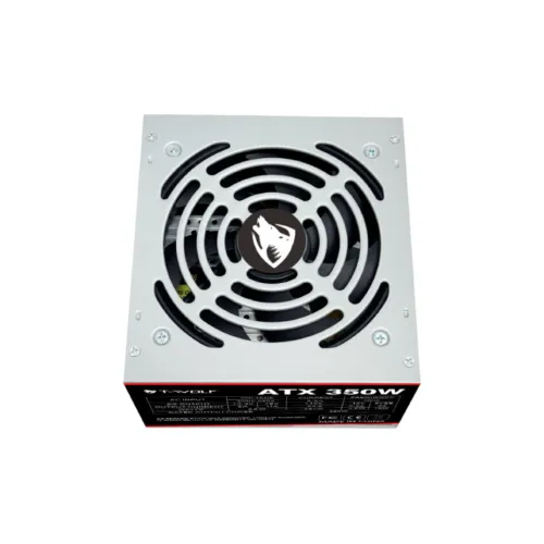 T-Wolf ATX 350W Grey Power Supply With Cable — image 3 of 4