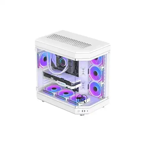 T-Wolf Infinity X10 ARGB ATX Gaming Casing White — image 2 of 4