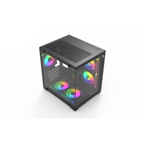 T-Wolf Mystery Box NV X5 Infinity ARGB M-ATX Mid Tower Gaming Casing — image 2 of 3