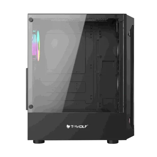 T-wolf Platina X4 ARGB Mid-Tower ATX Gaming Casing — image 4 of 6