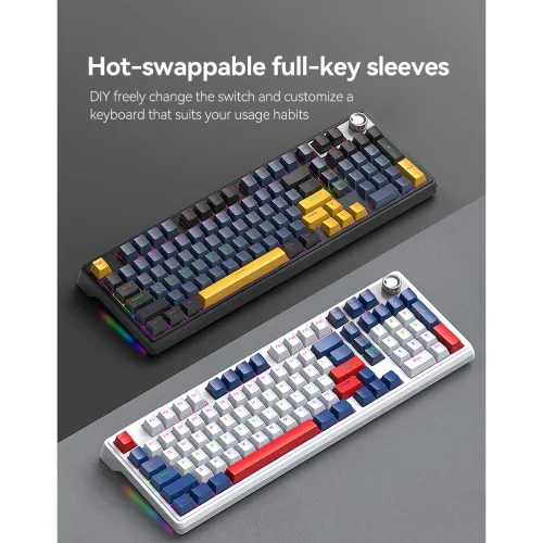 T-WOLF T78 Tri-Mode Wireless Gaming Mechanical Keyboard — image 2 of 6
