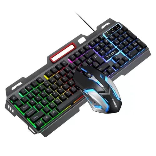 T-Wolf TF600 RGB Gaming Keyboard Mouse Combo — image 3 of 3