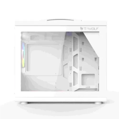 T-Wolf XPLENDER X5 BH ARGB M-ATX Portable Casing White — image 4 of 6
