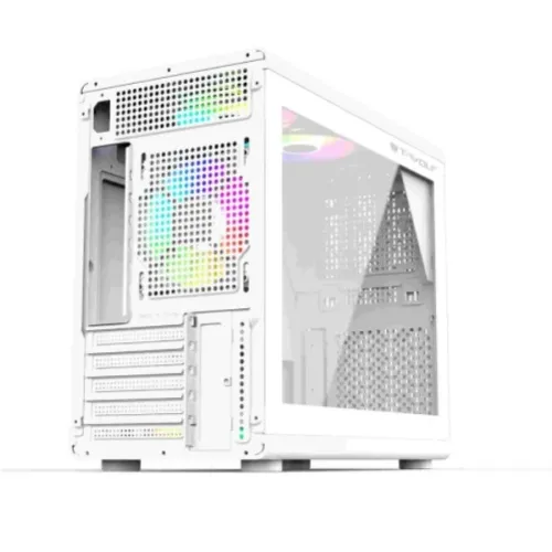 T-Wolf XPLENDER X5 BH ARGB M-ATX Portable Casing White — image 6 of 6