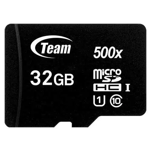 TEAM 32GB MicroSDHC/SDXC UHS-I U1 C10 Memory Card with Adapter — image 2 of 2