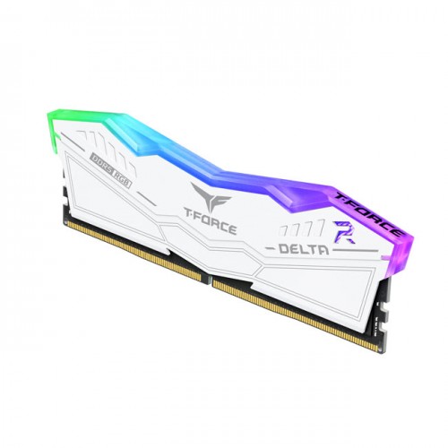 Team DELTA 16GB 6400MHz DDR5 RGB White Desktop Gaming RAM — image 5 of 5