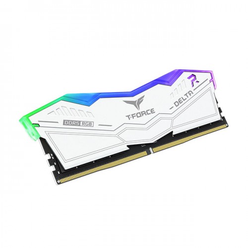 TEAM T-FORCE DELTA RGB 32GB 6000MHz DDR5 1.3V Gaming RAM White — image 3 of 4