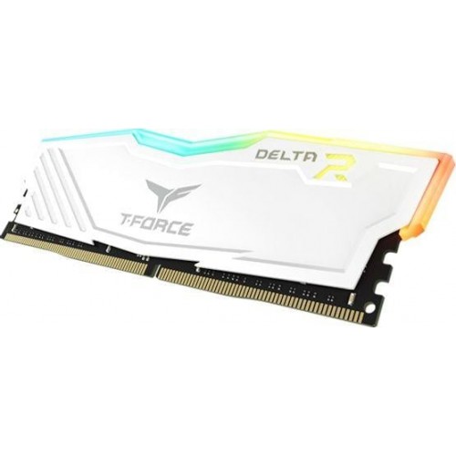 Team T-Force Delta 8GB 3200MHz DDR4 RGB White Desktop Gaming RAM — image 2 of 2