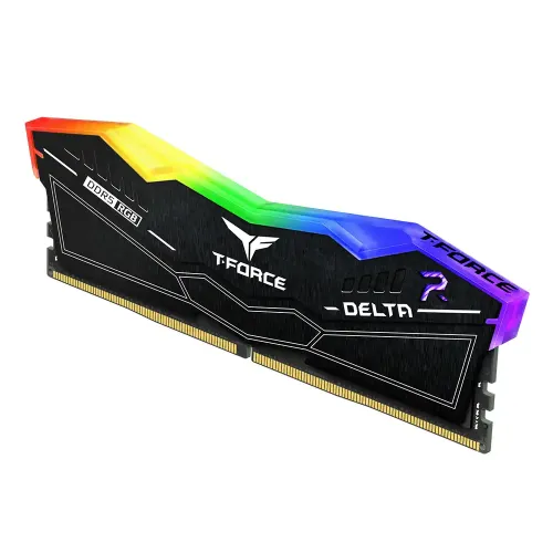 TEAM Delta RGB 8GB DDR5 6000MHz Gaming Desktop RAM Black — image 3 of 3