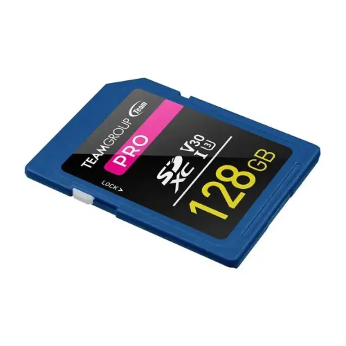 TEAM PRO 128GB SDXC UHS-I U3 V30 4K Memory Card — image 2 of 3