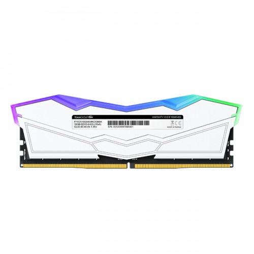 TEAM T-FORCE DELTA RGB 32GB (16GBx2) 6000MHz DDR5 Gaming RAM White — image 4 of 4