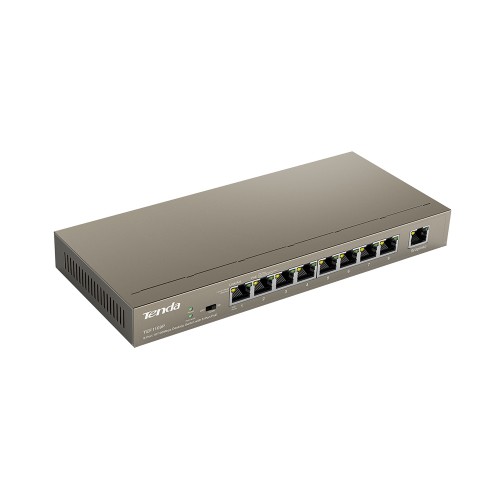 Tenda TEF1109P 9 Port (8-Port PoE) 10/100Mbps Desktop Switch (63W) — image 2 of 2
