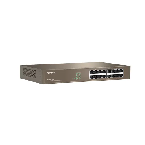 Tenda TEG1016D 16 Port Gigabit Ethernet Metal Body Switch — image 2 of 3