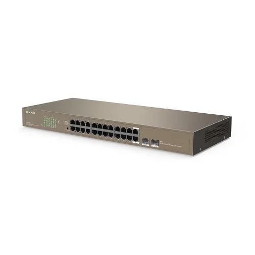 Tenda TEG1024F 24 Port Gigabit Unmanaged Switch With 2 SFP Port — image 3 of 3