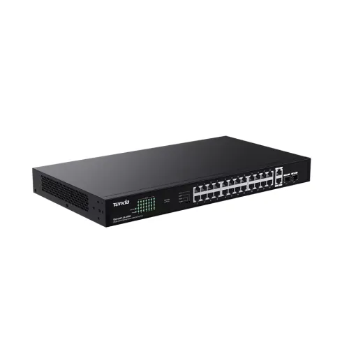 Tenda TEG1128P-24-410W 26 Port Gigabit PoE Switch With SFP Port — image 2 of 4