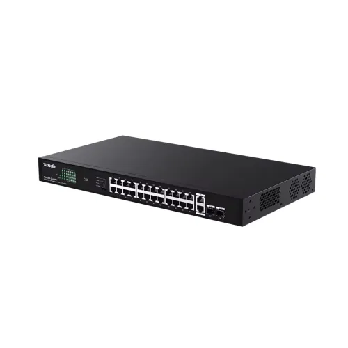 Tenda TEG1128P-24-410W 26 Port Gigabit PoE Switch With SFP Port — image 3 of 4