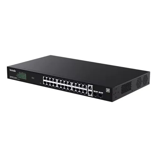 Tenda TEG2228P 26 Gigabit PoE+ 2SFP Cloud Managed Network Switch — image 3 of 4