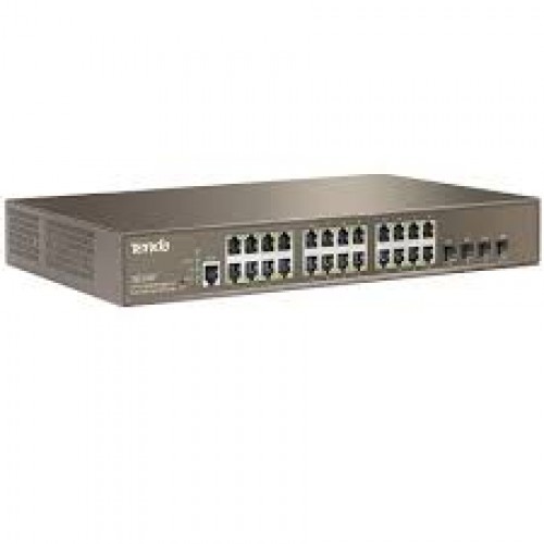 Tenda TEG3224P 24-Port 10/100/1000 Mbps + 4 Shared SFP PoE Managed Switch — image 2 of 2