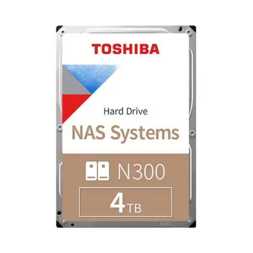 Toshiba N300 4TB 3.5 Inch SATA 7200RPM NAS Hard Disk Drive