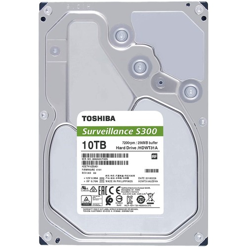 Toshiba S300 10TB 3.5" Surveillance Hard Drive — image 3 of 3