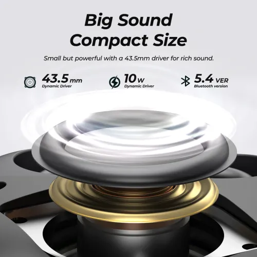 TOZO SoundGo Portable Bluetooth Speaker — image 3 of 5