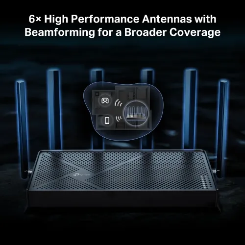 TP-Link Archer BE400 BE6500 Dual-Band Gigabit Wi-Fi 7 Router — image 5 of 6